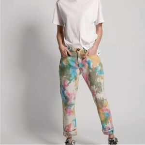 One Teaspoon high waist Awesome Baggies‎ Tie Dye Jeans Sz 25